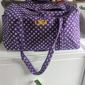 NWT LSU VERA BRADLEY DUFFLE
